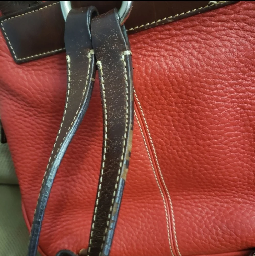 Dooney & Bourke all weather leather vintage red backpack